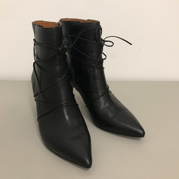 & other stories lace up leather boots